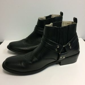 Morenza Men’s Black Ankle Boots